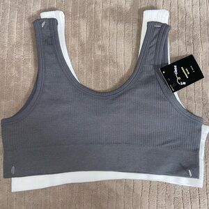 Lot of 2 new with tags girls size medium seem less bras